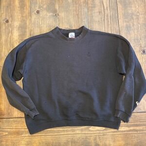 Vintage USA Olympic Sweatshirt Mens Large Black Crewneck JC‎ Penny USA Boxy